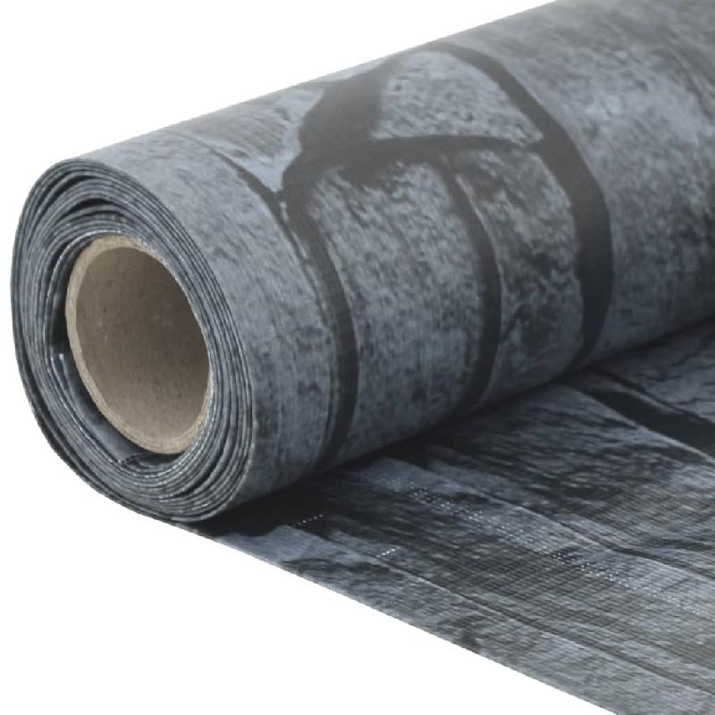 Vidaxl écran d'intimité de jardin aspect pierre de rebord gris pvc 4005527_3