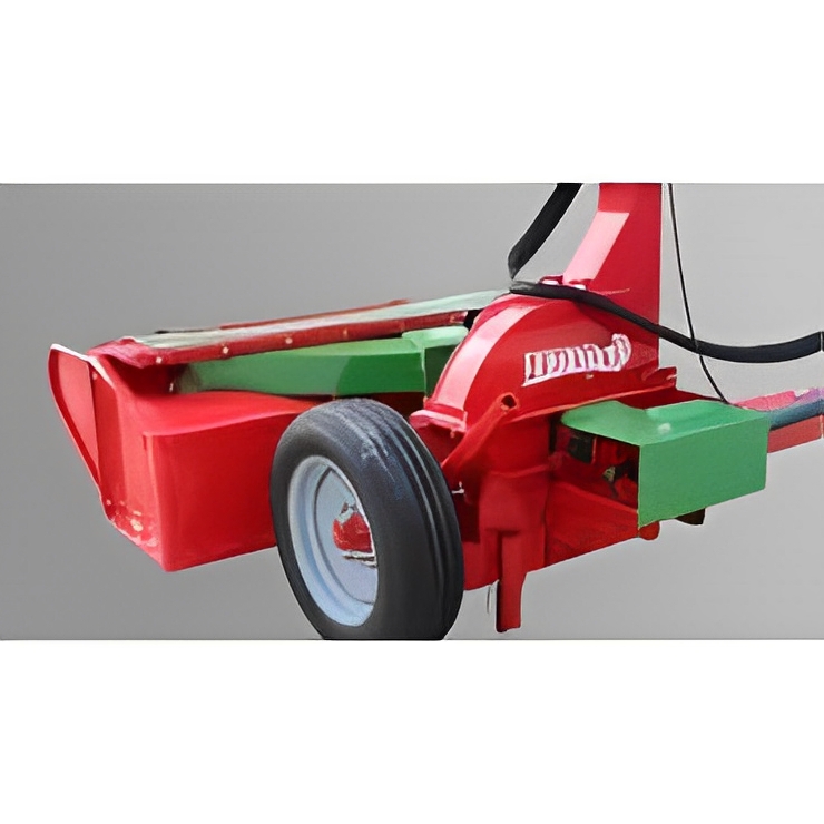 Châssis télescopique et roue stabilisatrice de l’ensileuse Mg 100