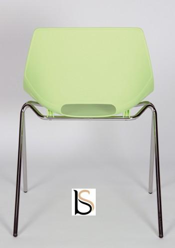 Chaise polyvalente en polypropylene pull - orange, avec accroche_3