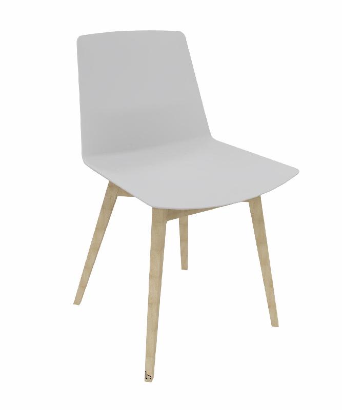 Chaise de collectivité CLUE - Offisit - Gris_3