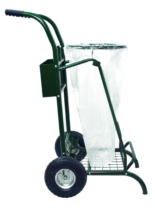 Chariot de voirie sans couvercle roues pneumatiques MOBISAC 110L_3