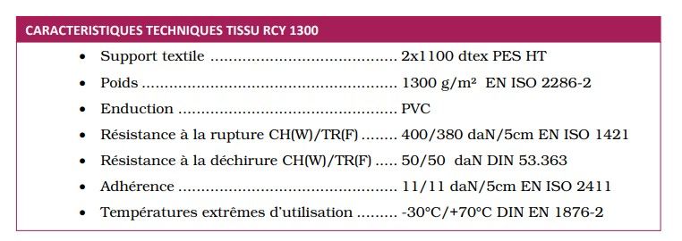 Citerne pour l'eau de pluie grands volumes - rcy - poids: 1300 g/m²_3