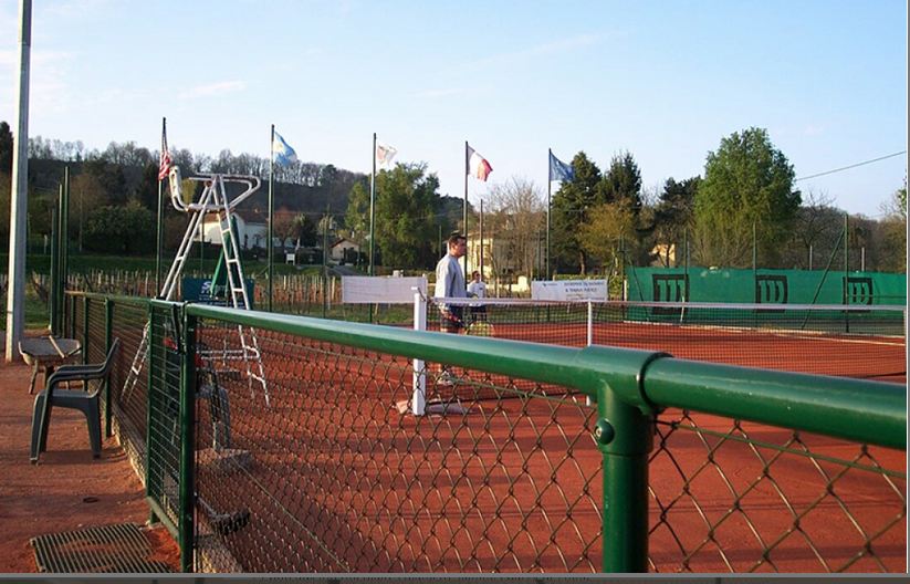 Clôture grillagée -  clôture tennis avec main courante_3