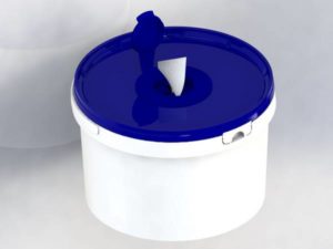 Seau distributeur de lingettes - Capacité de 2L à 14L - Diamètres et hauteurs variés_3