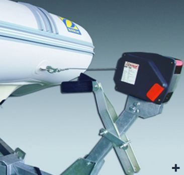 Treuil électrique PE12V Ribitech - Ribimex - 12V, poulie de mouflage et câble en acier torsadé_3