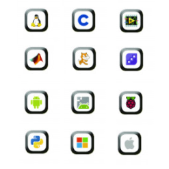 ROBOT ÉDUCATIF PROGRAMMATION FORMULA ALLCODE MATRIX TS (FLOWCODE V6 MATLAB LABVIEW PYTHON APP INVENTOR VISUAL BASIC C# C++)_3