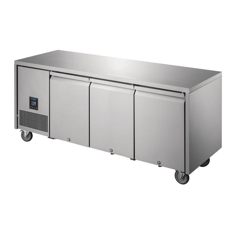 Table réfrigérée négative centrale GN 1/1 profondeur 660 - 3 portes - Serie U Premium 420L | Polar - UA008_3