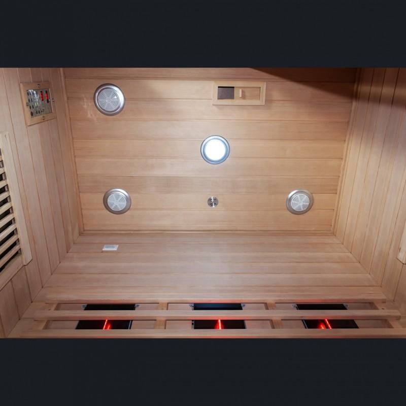 SAUNA ​​INFRAROUGE BOREAL® DIFFUSION 150 - 2 À 3 PLACES À SPECTRE COMPLET - ​150X100_3
