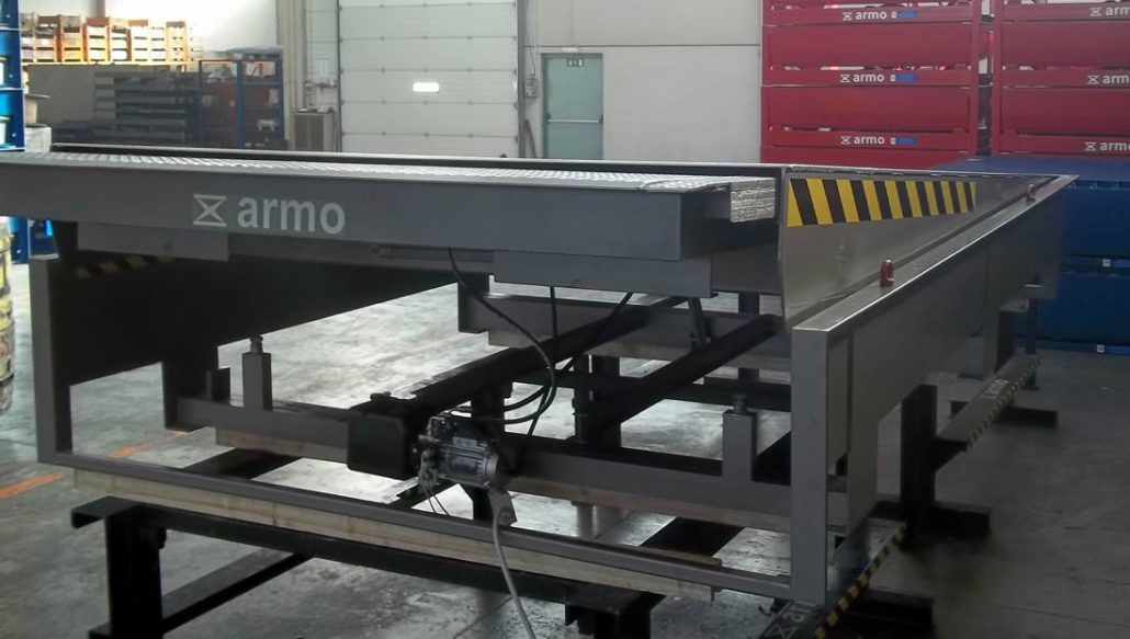 Niveleurs de quai à bavette télescopique Armo - Série RXE et RZE - bavette extensible de 500 à 1000 mm_3