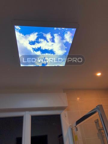 Dalle LED nuage 3D relief - 60x60 cm - 45W - 3600 lumens - 80 lumens/watt - 595x595x9 mm - angle 120° - IP20 - transformateur inclus_3