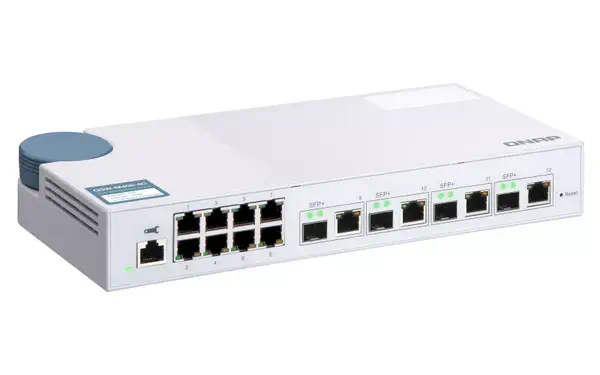 QNAP QSW-M408-4C commutateur réseau Géré L2 Gigabit Ethernet (10/100/1000) Blanc_3