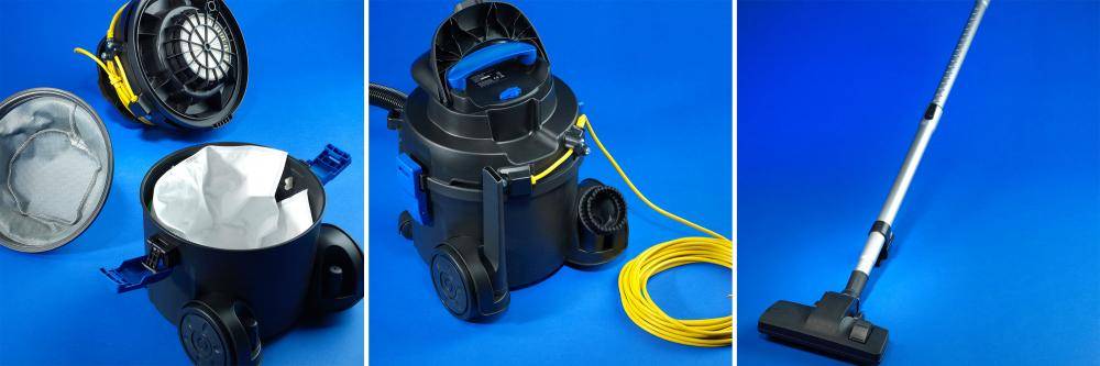 Aspirateur de poussières - DUSTEAM 12P - léger, ultra performant, sols durs et moquettes, filtre HEPA 13, 11.5L_3