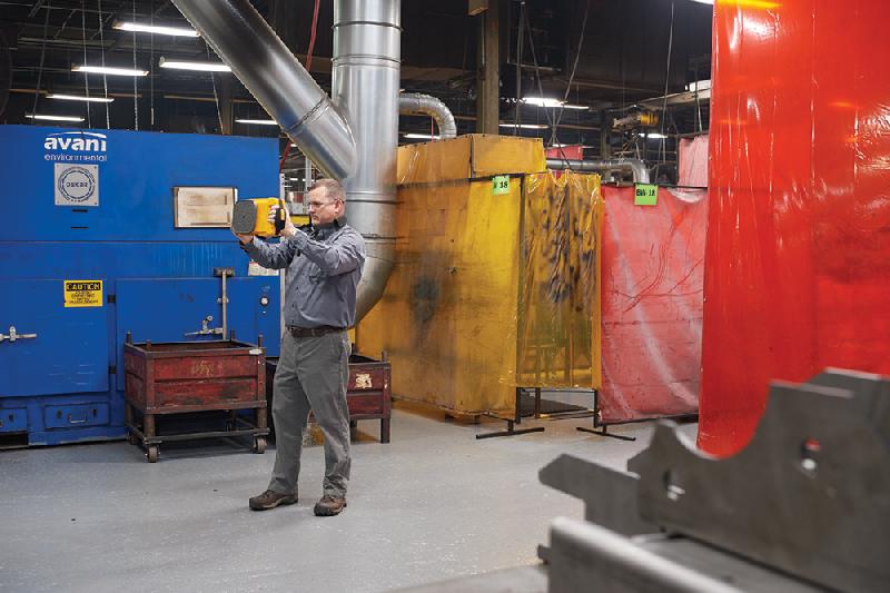 FLK-II900 - Caméra acoustique à ultrasons Fluke ii900 pour repérage des fuites d'air comprimé, gaz et vapeur avec matrice de 64 microphones_3