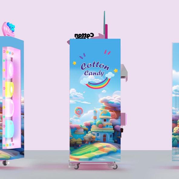 Machine à barbe à papa automatique M3 - Puissance 2800W - Temps de fabrication 80 à 130s/pièce - FESTI MARKET - Ref FM-M3-CFCSB_3