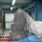 Housse pour robot de découpe - Service machine - Tissus polyamide et polyester résistants aux huiles et à l'abrasion_3