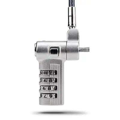 Antivol Universel pour Ordinateur Portable de 2m, Cble de Sécurité Sérialisé pour Ordinateur Portab_3