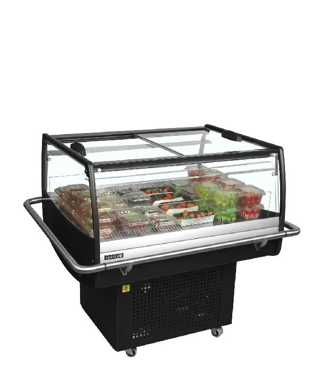 Îlot de refroidissement PDC90SL Acrylic Sides 4 Bumpers Noir TEFCOLD_3