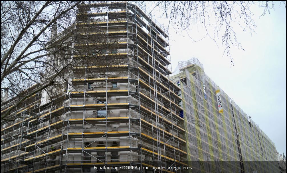 Échafaudage sur console modulaire DORPA - Largeur 0,70 m ou 1,02 m - Certifié EN 12810/12811 - ULMA_3