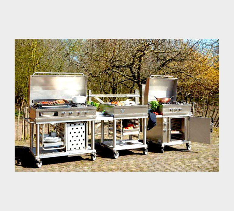 Plancha gaz sur chariot wtg 1040 plc open'cook de mobigrill : une cuisine d'extérieure modulable sur mesure et nomade_3