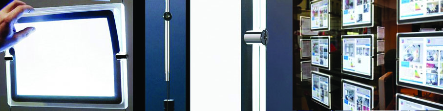 Porte-affiche lumineux à LED - Modèle double face - Formats A4 et A3 - Série 2021_3