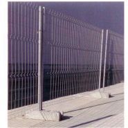 TM1 Eco - Grille de chantier - Panneau clôture mobile galvanisé, 2 tubes, mailles électro-soudées_3