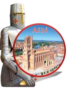 Magnet publicitaire personnalisé - Guerrier en MDF avec impression quadrichromie, fabriqué en France_3