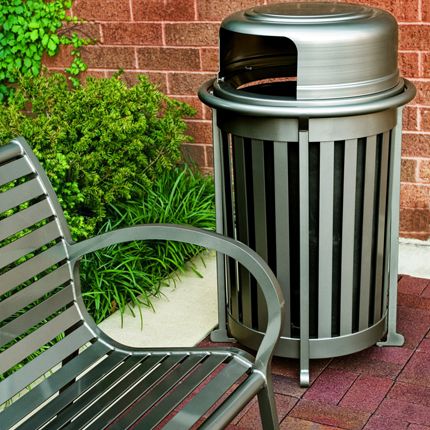 Scarborough litter - poubelle publique urbaine - ouverture latérale 25