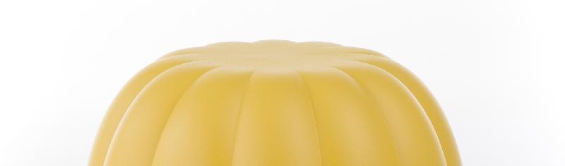 Grand pouf design Gelée - Slide - Jaune_3