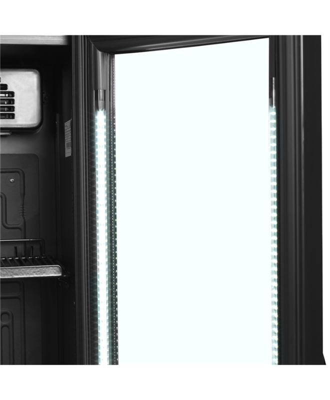 Vitrine réfrigérée verticale 1 porte AURA - 114L - 435x505mm - 2013mm - froid positif ventilé_3
