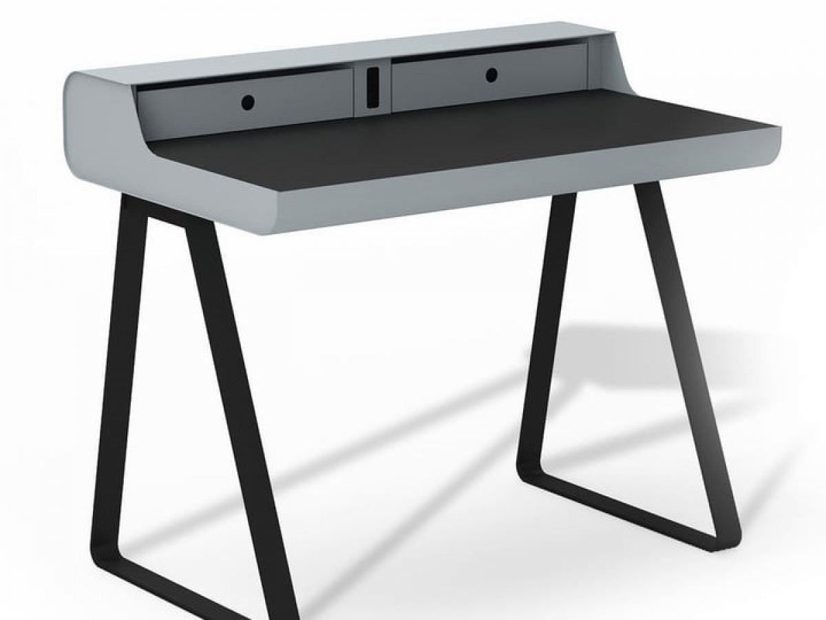 Bureau secrétaire home office en métal PS 10 - Design élégant et fonctionnel avec options sur mesure_3