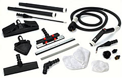 Générateur de vapeur professionnel mobile SCS 3 300 A - 3300 W, aspiration intégrée, compact et maniable_3