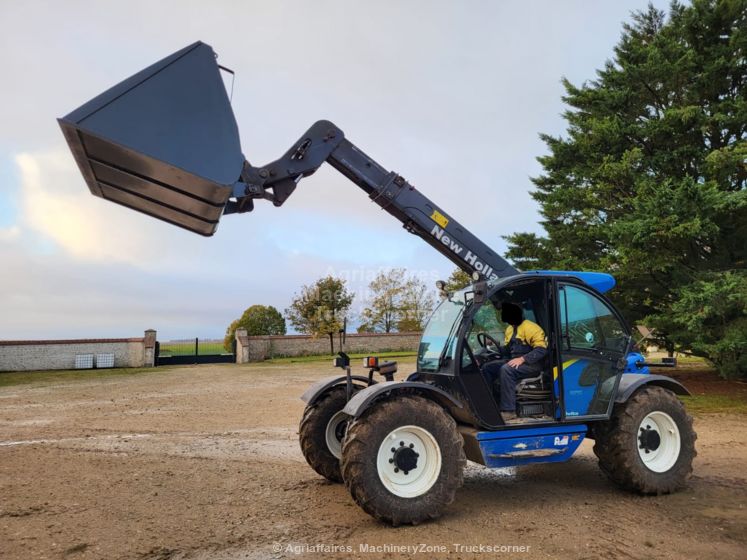 Godet à vrac ou à céréales 2500 litres - Spaw Met - adaptable sur JCB - largeur 2500 mm, volume 2,5 m3_3
