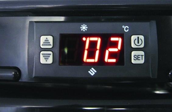 Vitrine réfrigérée 68 litres blanche - vitrée des 4 côtés_3