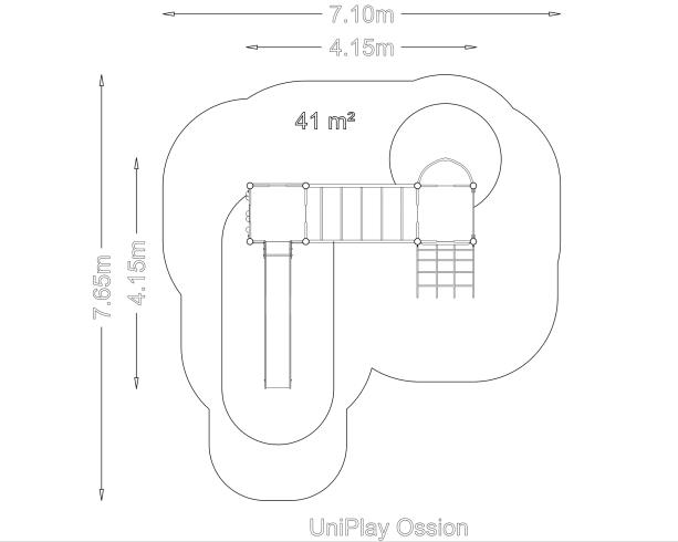 Structure multi-jeux 5 à 12 ans - Ossion - 8061746-2 - Hags - Poteaux et panneaux bois - Fondation à enterrer_3