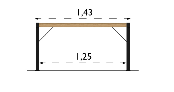 Table publique Gripsholm réf 8037163 - Hags - Brun/Noir - Free Standing_3