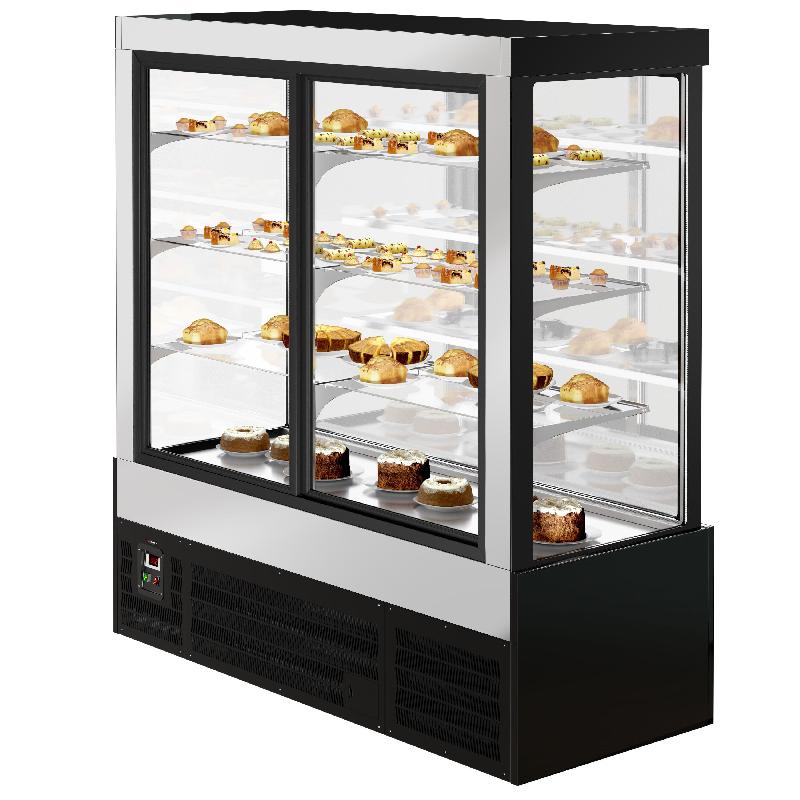Vitrine réfrigérée 1800 mm - 1850L - double vitrage avec 3 étagères | KTG187W_3