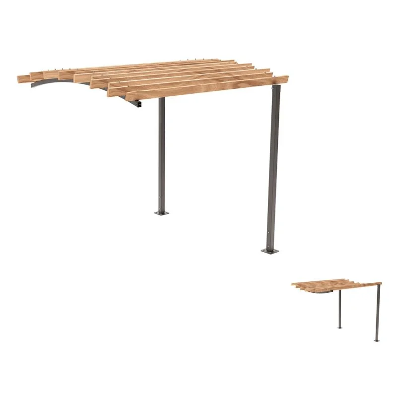 Pergola Océan bois acier_3
