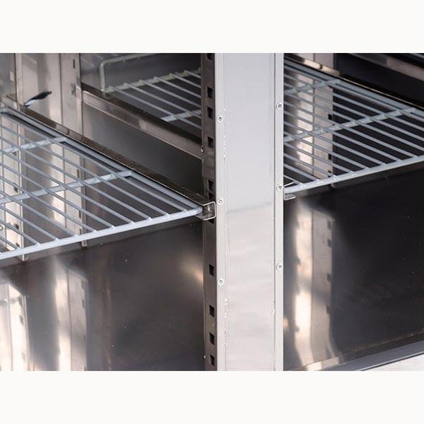 Soubassement réfrigéré 2 portes GN 1/1 - 214 L | 1360x700x650 mm | L2g - U-GN2100TN_3