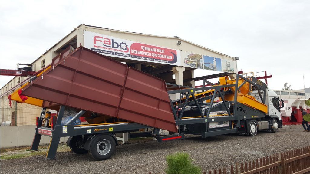 Turbomix-60 centrale à béton mobile - FABO - 60 m3/h_4
