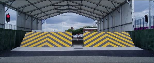 Barrière anti-voiture bélier 2 à 4 m - Frontier Pitts Terra ATTB M 80 - innovation technologique avec faible génie civil_3