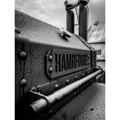 Grill de grande largeur avec grilles épaisses de 6 mm