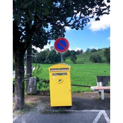Panneau B6A1 - Stationnement interdit - Certifié Ascquer - Fabriqué en France_3