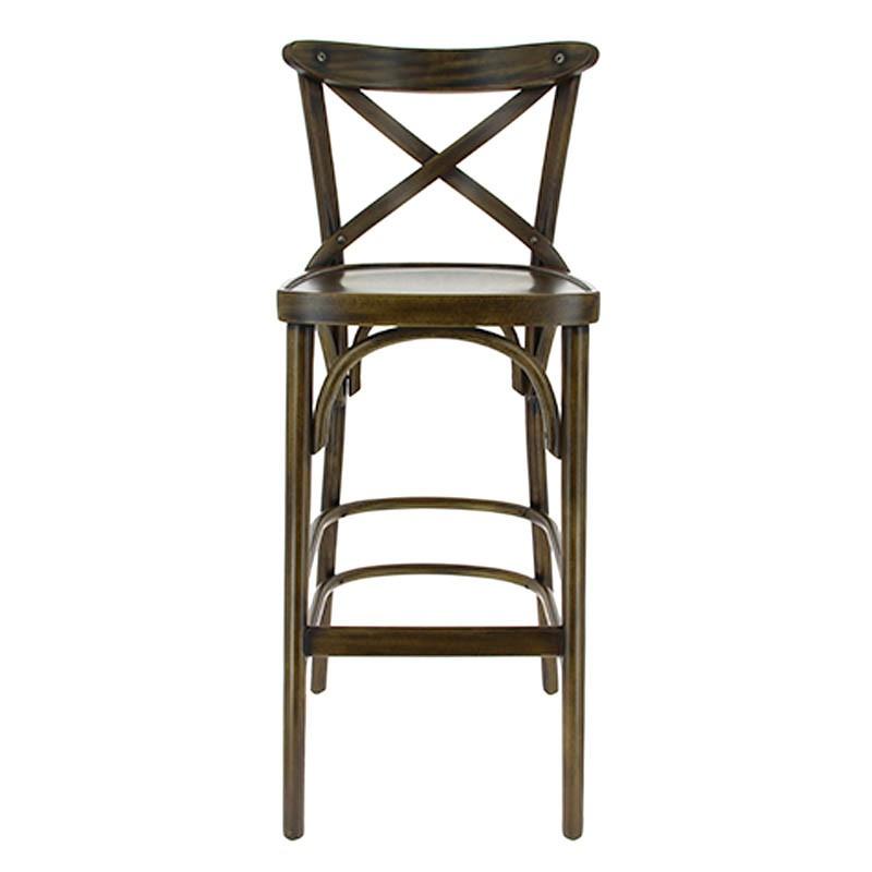 Chaise haute restaurant Chinon hetre cérusée - MARRON_3