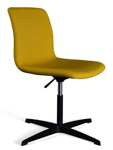 Koda Meeting - Chaise de bureau ergonomique - Sitis - Accoudoirs noir ou chrome - Base fixe en métal ou alu poli_3