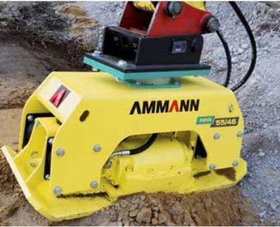 Plaque de compactage adaptable pour pelle de 5 tonnes - Ammann France - APA 55/56 avec système de vibration breveté_3