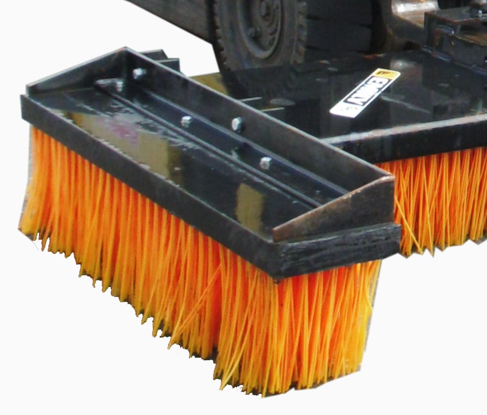 Balai pousseur Modulo'sweep adaptable sur fourches à palettes - Emily, 4 modèles disponibles, structure acier 5mm_3