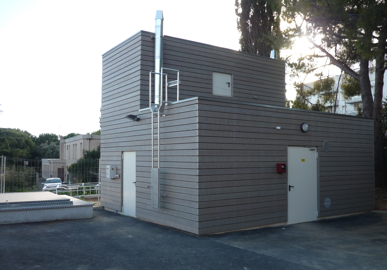 Conteneur chaufferie en béton - modulaire avec silo intégré ou adjacent_3