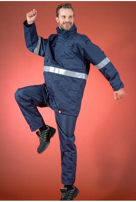 Parka multirisques ATEX intempéries - Réf. 045*MRPHV - Bandes rétroréfléchissantes ignifuges - Capuche enroulée_3