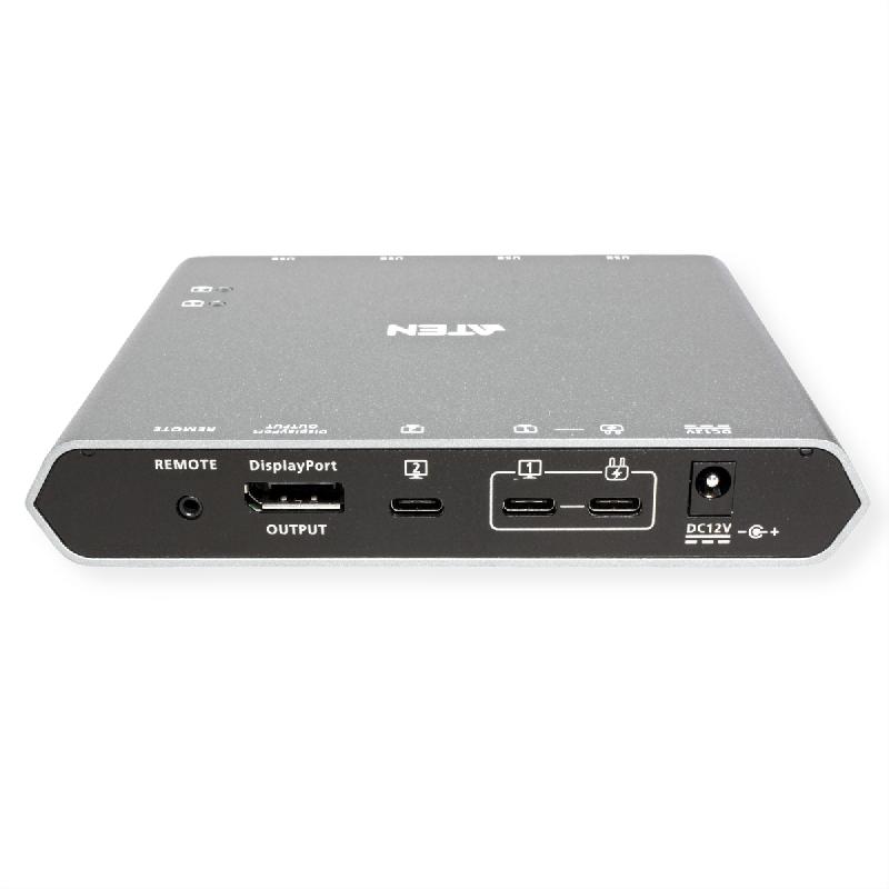 ATEN US3311 Commutateur KVM à 2 ports 4K DisplayPort USB-C avec passage d'alimentation_3