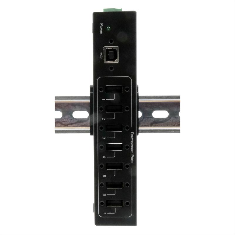 EXSYS EX-11217HMVS HUB 7 ports USB 2.0 métal avec alimentation 5V/2A Genesys Chipset_3